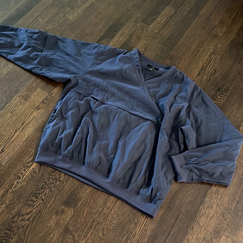 Gary Player navy zip-off windbreaker
